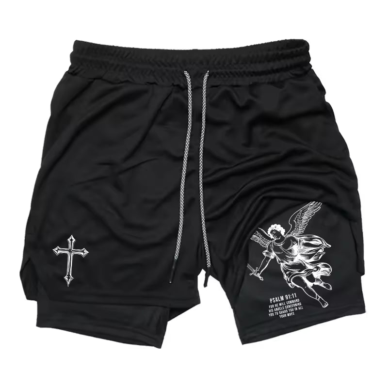 Century Faith Black Athletic Shorts